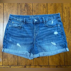 Old Navy Distressed Blue Jean Shorts